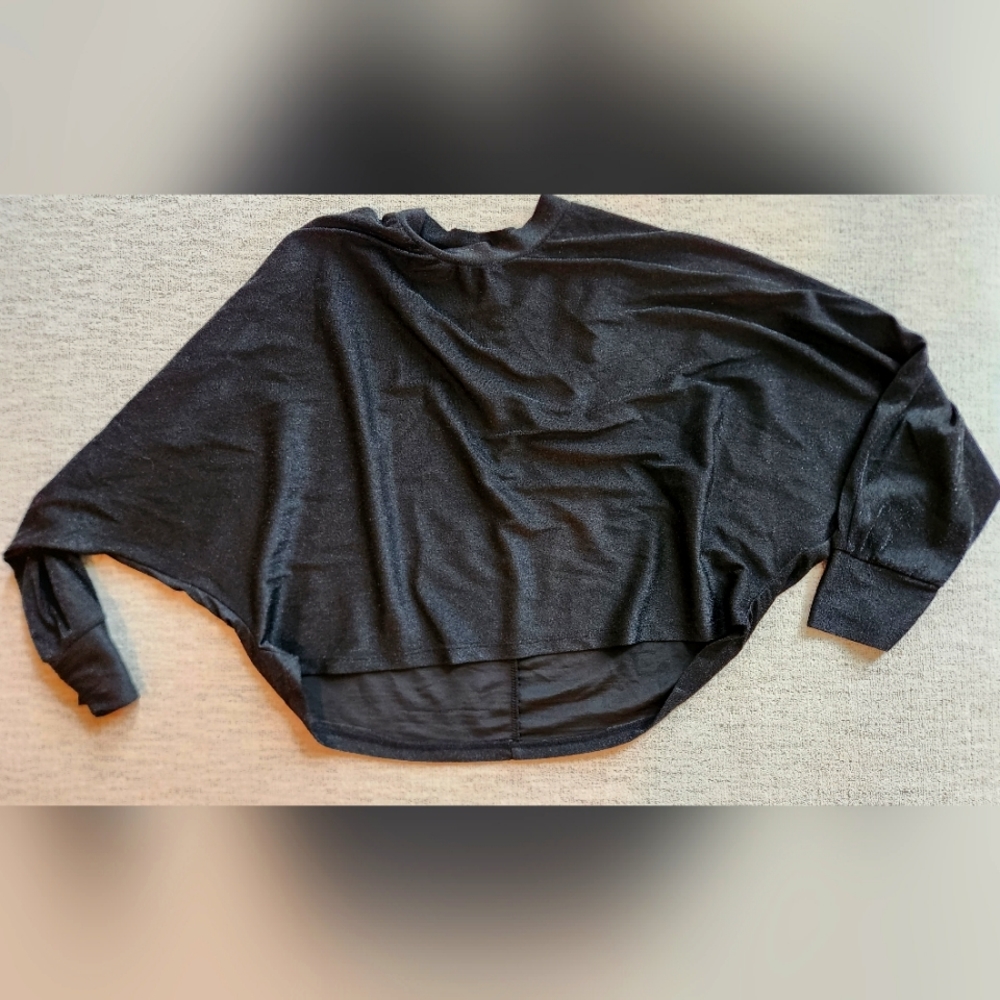 Shimmery Black Blouse